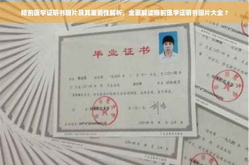 婚前医学证明书图片及其重要性解析，全面解读婚前医学证明书图片大全 ?