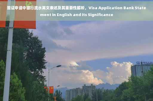 签证申请中银行流水英文表述及其重要性解析，Visa Application Bank Statement in English and Its Significance