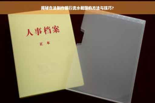 揭秘合法制作银行流水截图的方法与技巧?