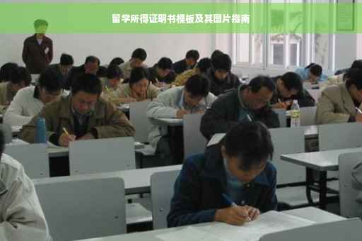 留学所得证明书模板及其图片指南