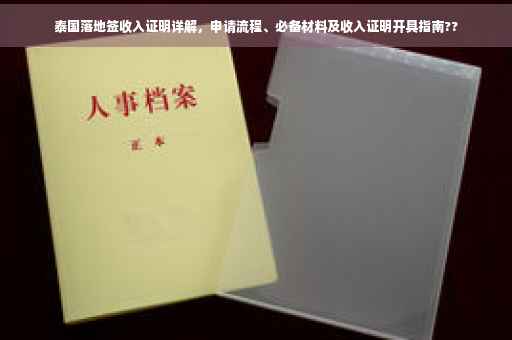 泰国落地签收入证明详解，申请流程、必备材料及收入证明开具指南??