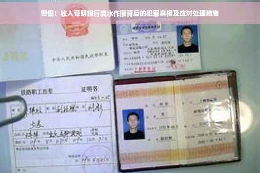 警惕！收入证明银行流水作假背后的犯罪真相及应对处理措施