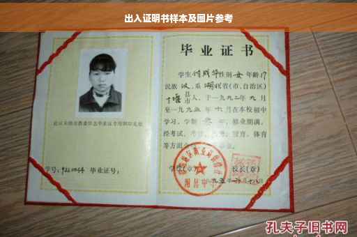 出入证明书样本及图片参考