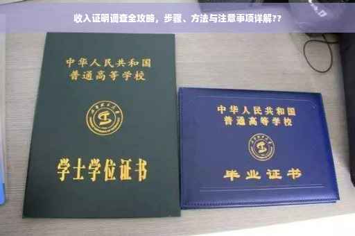 收入证明调查全攻略，步骤、方法与注意事项详解??