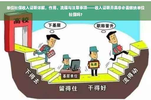 单位社保收入证明详解，作用、流程与注意事项——收入证明开具非必需缴纳单位社保吗？