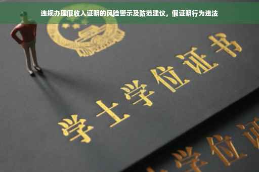 违规办理假收入证明的风险警示及防范建议，假证明行为违法