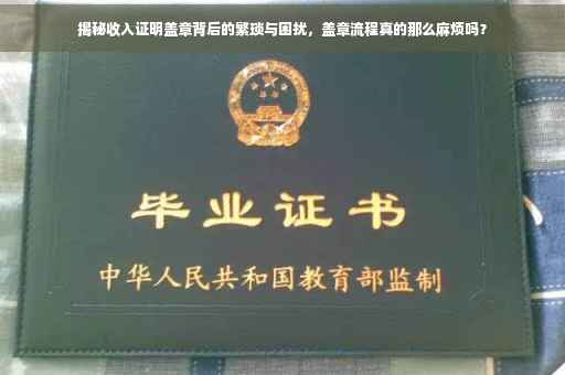 揭秘收入证明盖章背后的繁琐与困扰，盖章流程真的那么麻烦吗？