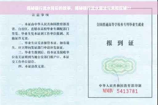 揭秘银行流水背后的故事，揭秘银行流水算法与真相探秘??