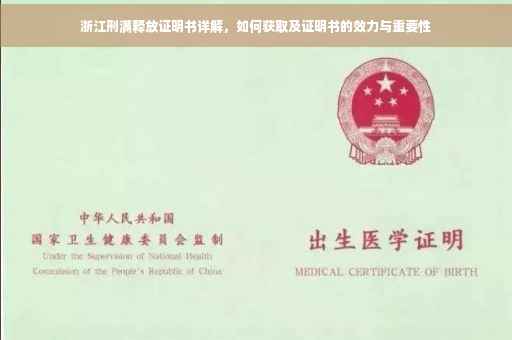 浙江刑满释放证明书详解，如何获取及证明书的效力与重要性