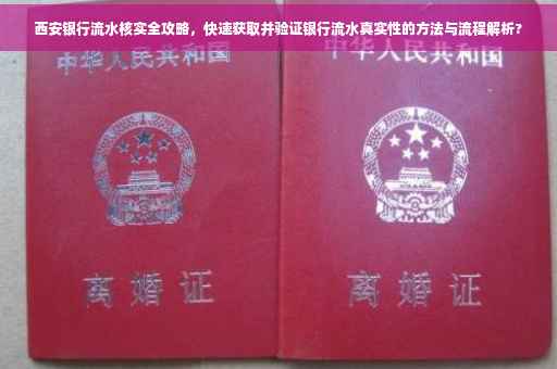 西安银行流水核实全攻略，快速获取并验证银行流水真实性的方法与流程解析?