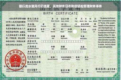 银行流水整月打印流程，高效财务日志助你轻松管理财务事务