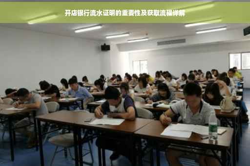 开店银行流水证明的重要性及获取流程详解