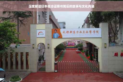 深度解读日本夜泊证明书背后的故事与文化内涵