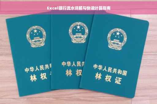 Excel银行流水详解与快速计算指南