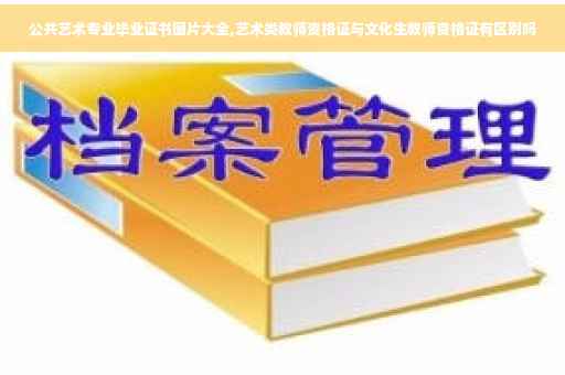 公共艺术专业毕业证书图片大全,艺术类教师资格证与文化生教师资格证有区别吗
