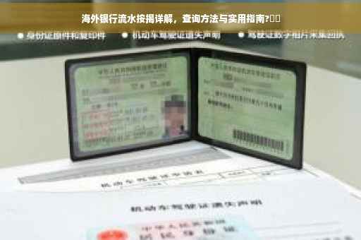 海外银行流水按揭详解，查询方法与实用指南?⚡️