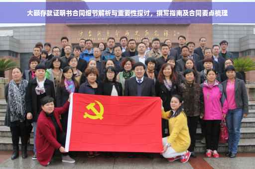 大额存款证明书合同细节解析与重要性探讨，撰写指南及合同要点梳理