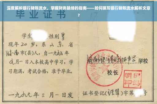 深度解析银行转账流水，掌握财务脉络的指南——如何撰写银行转账流水解析文章？