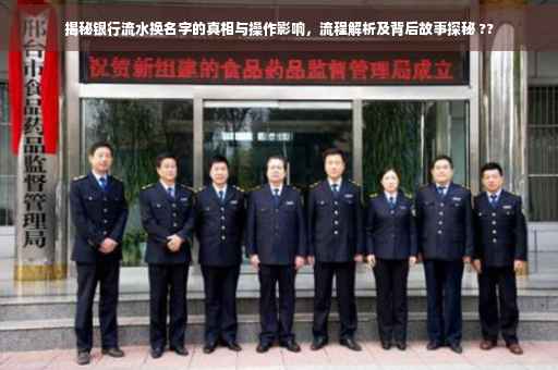 揭秘银行流水换名字的真相与操作影响，流程解析及背后故事探秘 ??