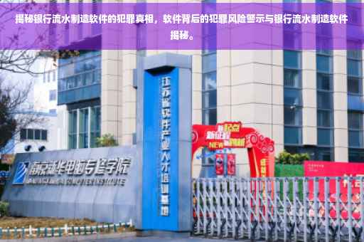 揭秘银行流水制造软件的犯罪真相，软件背后的犯罪风险警示与银行流水制造软件揭秘。