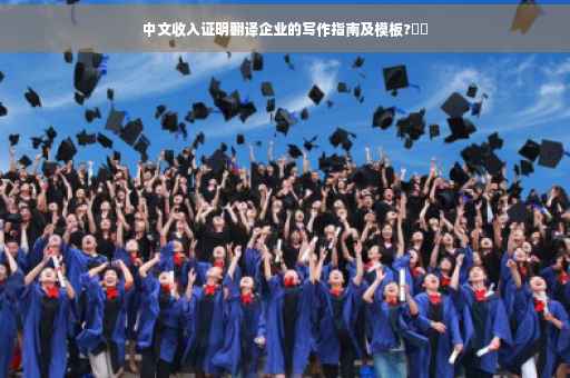 中文收入证明翻译企业的写作指南及模板?⚡️