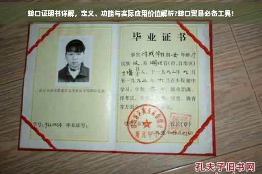 转口证明书详解，定义、功能与实际应用价值解析?转口贸易必备工具！