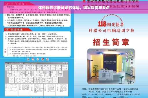 体检复检诊断证明书详解，撰写指南与要点