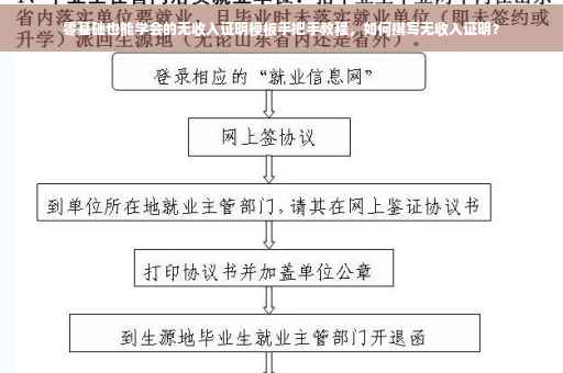 零基础也能学会的无收入证明模板手把手教程，如何撰写无收入证明？