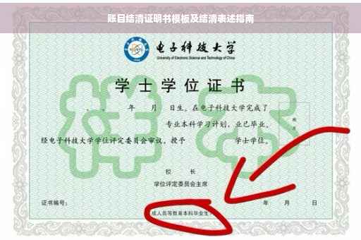 账目结清证明书模板及结清表述指南 账目结清证明书模板及结清表述指南