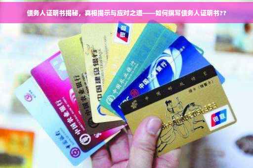 债务人证明书揭秘，真相揭示与应对之道——如何撰写债务人证明书??