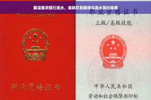 解读重庆银行流水，金融交易脉络与流水导出指南