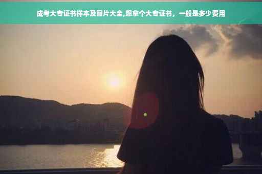 成考大专证书样本及图片大全,想拿个大专证书，一般是多少费用