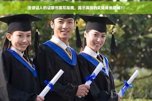 法律证人的证明书撰写指南，揭示真相的关键角色揭秘?✨
