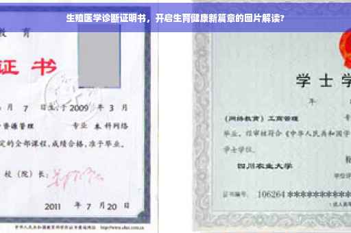 生殖医学诊断证明书，开启生育健康新篇章的图片解读?