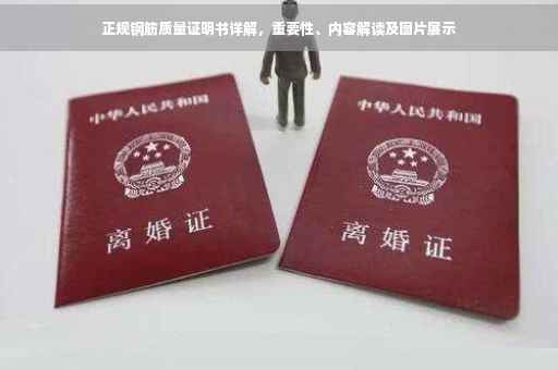 正规钢筋质量证明书详解，重要性、内容解读及图片展示