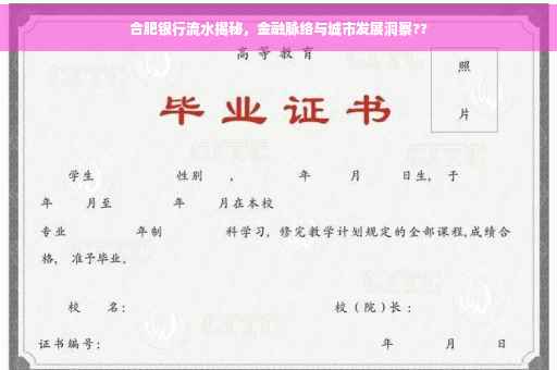 合肥银行流水揭秘，金融脉络与城市发展洞察??