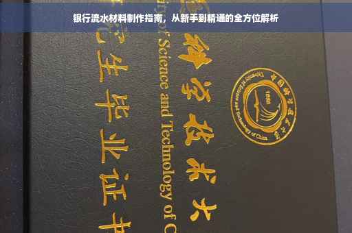 银行流水材料制作指南，从新手到精通的全方位解析