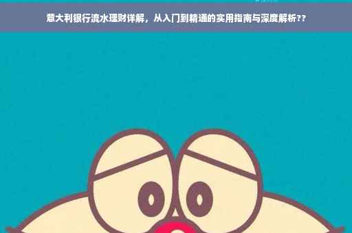 意大利银行流水理财详解，从入门到精通的实用指南与深度解析??