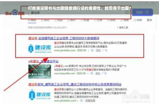 打疫苗证明书与出国健康通行证的重要性，能否用于出国？