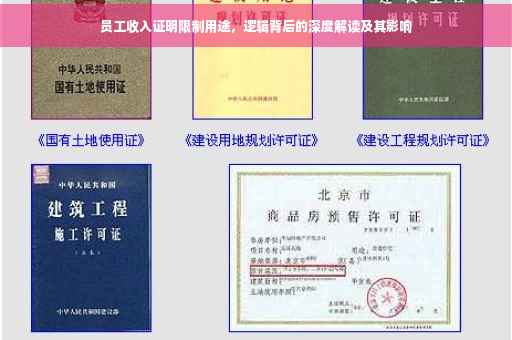 员工收入证明限制用途，逻辑背后的深度解读及其影响