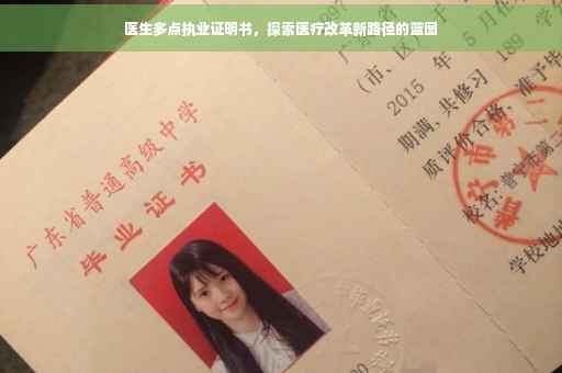 医生多点执业证明书，探索医疗改革新路径的蓝图