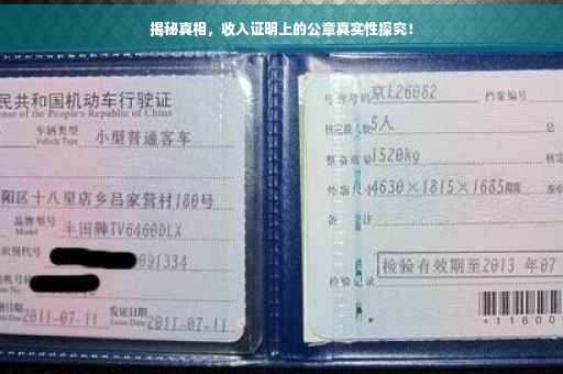 揭秘真相，收入证明上的公章真实性探究！