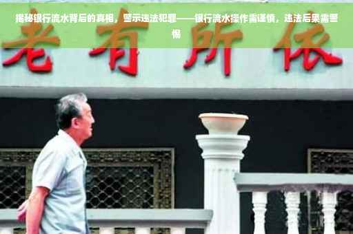 揭秘银行流水背后的真相，警示违法犯罪——银行流水操作需谨慎，违法后果需警惕