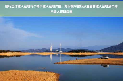 银行工作收入证明与个体户收入证明详解，如何撰写银行从业者的收入证明及个体户收入证明指南