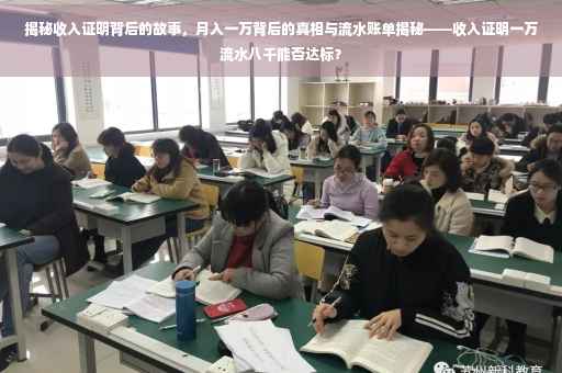 揭秘收入证明背后的故事，月入一万背后的真相与流水账单揭秘——收入证明一万流水八千能否达标？