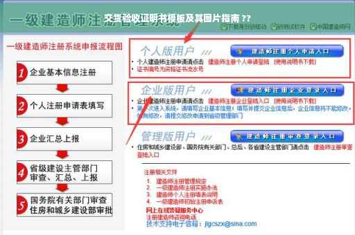 交货验收证明书模板及其图片指南 ??