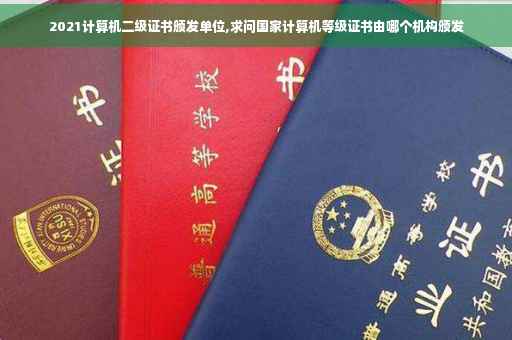 2021计算机二级证书颁发单位,求问国家计算机等级证书由哪个机构颁发