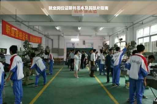 就业岗位证明书范本及其图片指南