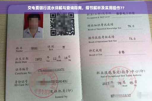 交电费银行流水详解与查询指南，细节解析及实用操作??