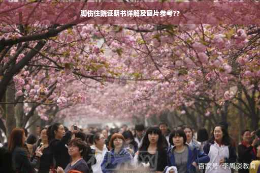 脚伤住院证明书详解及图片参考??